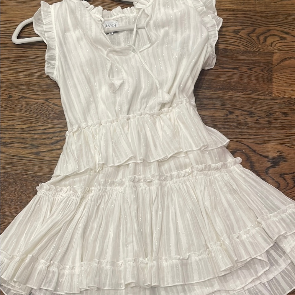 White misa dress- worn once excellent condition
